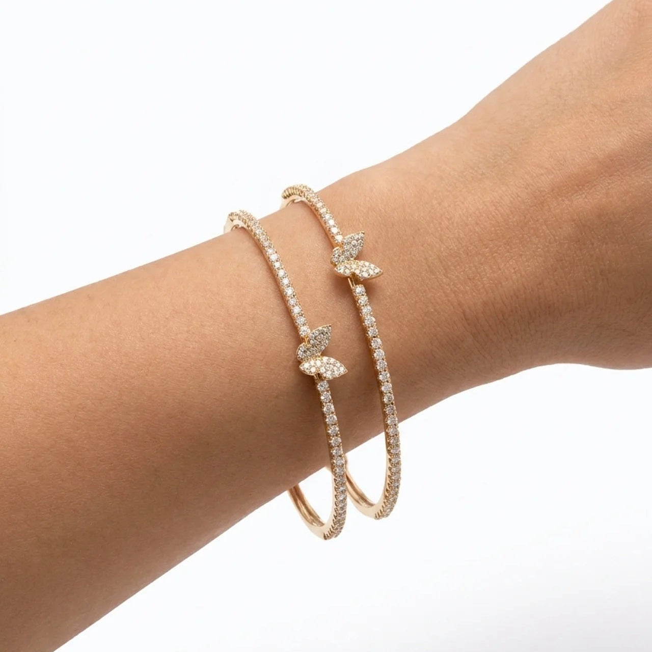 Butterfly Double Layer Bracelet